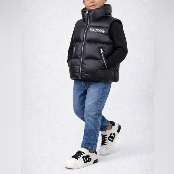 Dolce & Gabbana Black and White Logo Sneakers